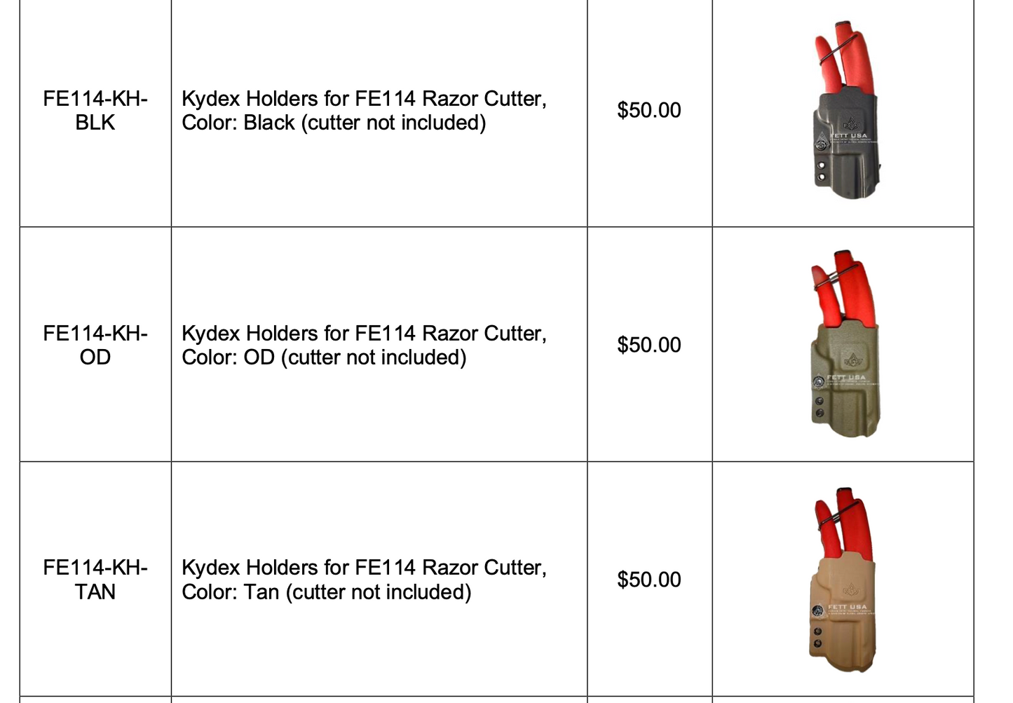 Cutter Sheath
