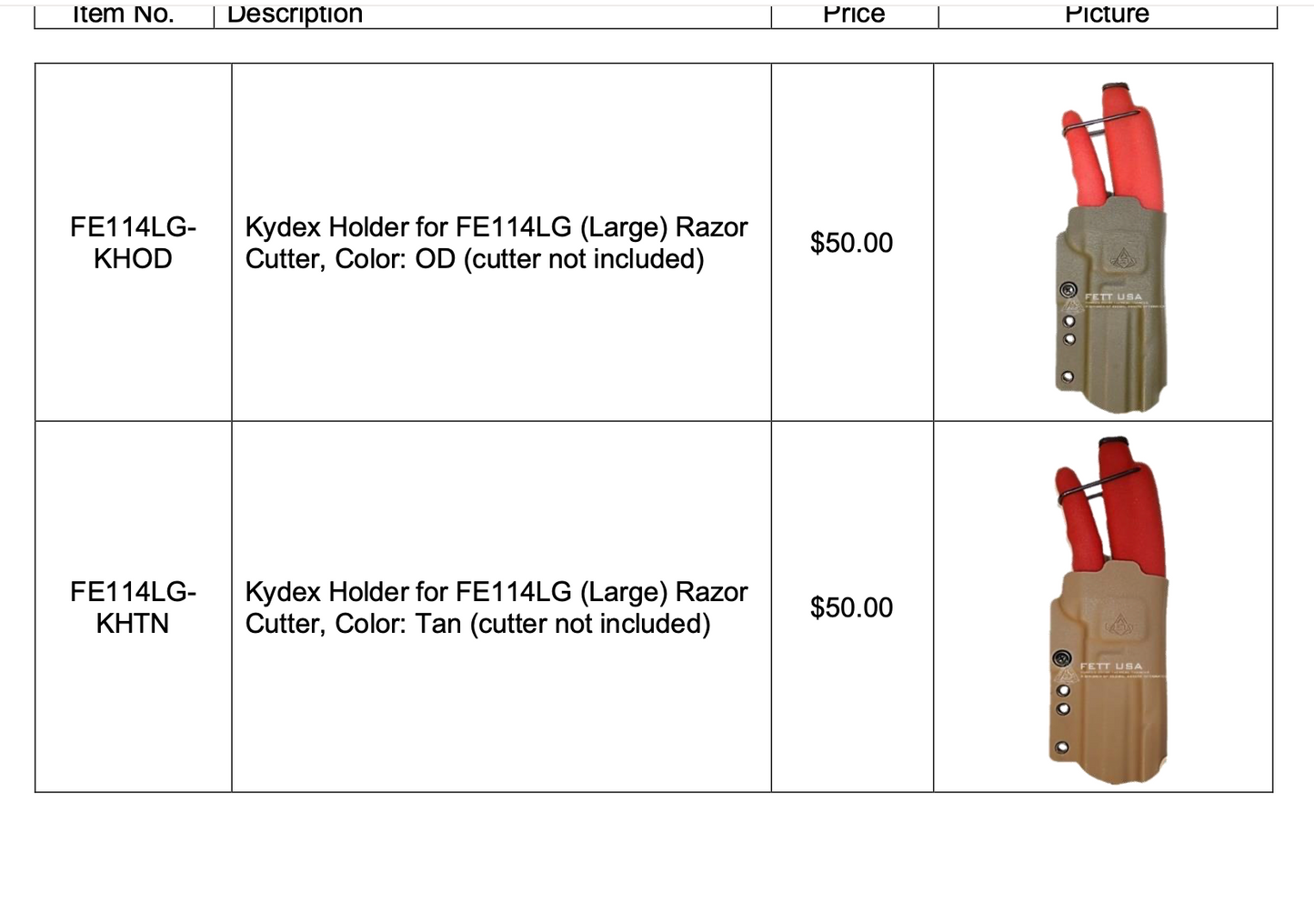 Cutter Sheath